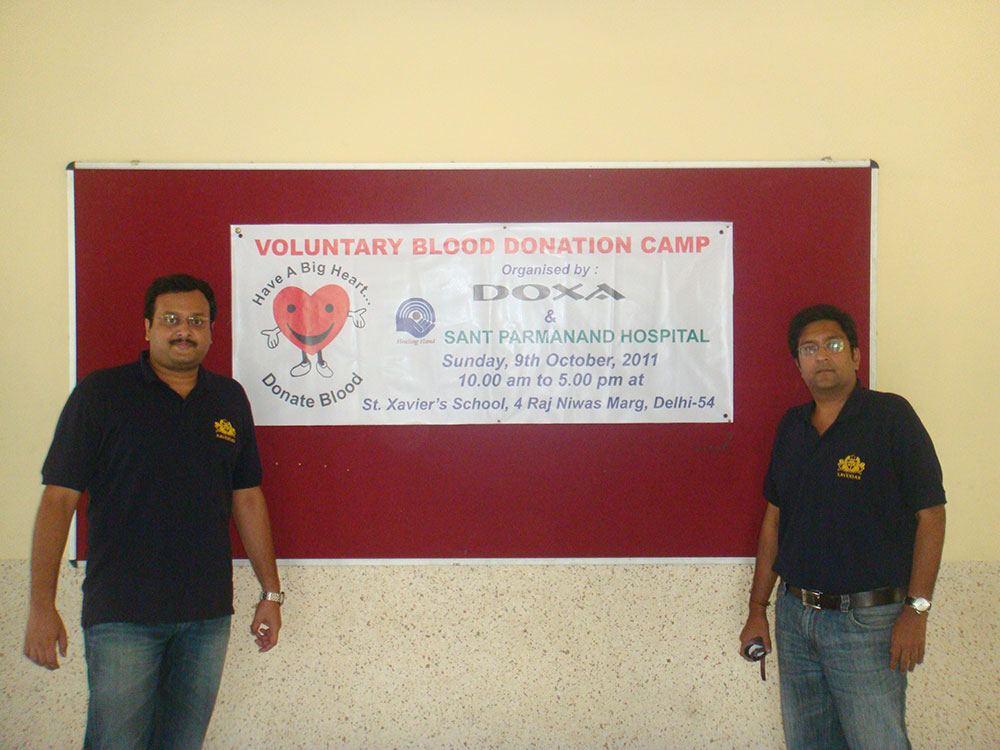 09-10-2011 # DOXA Blood Donation Camp 2011