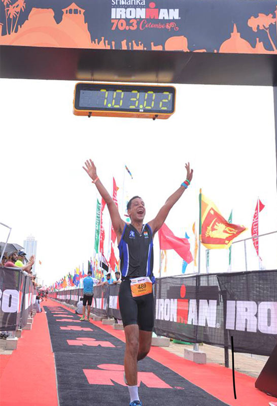 Pankaj Seth represented India in Colombo Ironman 70.3 & successfully completed it. He was ranked 4 in all 2018 Ironman 70.3.