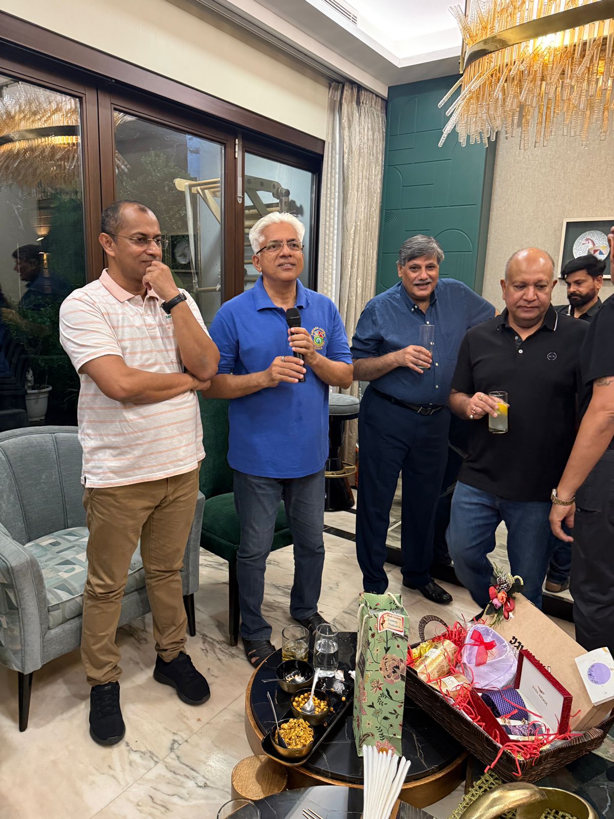 On July 2nd, 2025, Fr. Dr. Jose TJ, S.J. handed over the reins of the school to the new incumbent, Fr. Sobin Thomas S. J.. Fr. Sobin Thomas has extensive experience at<br>
Xavier's Jaipur and Bhiwadi.<br>
Mr. Nishit Goel (Vice President) hosted a grand party to welcome Fr. Sobin Thomas and<br>
bid farewell to Fr. Jose TJ. Many seniors from the 1970s and 1980s attended the event<br>
and enjoyed the hospitality of Mr. Nishit Goel.<br>
A formal farewell was scheduled in the school hall on July 2nd, 2025. The event was attended by the school staƯ and DOXA EC. Music and dance renditions enthralled the audience, and the event also showcased the talent of staƯ members. DOXA President,<br>
Ajoy Dewan, recalled his warm and wonderful working relationship with Fr. Jose TJ, S.J..